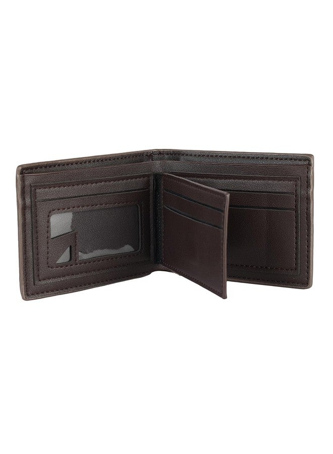 ZEVORA Men Travel, Trendy, Casual Brown Leather Wallet (4 Card Slots) - Image 4
